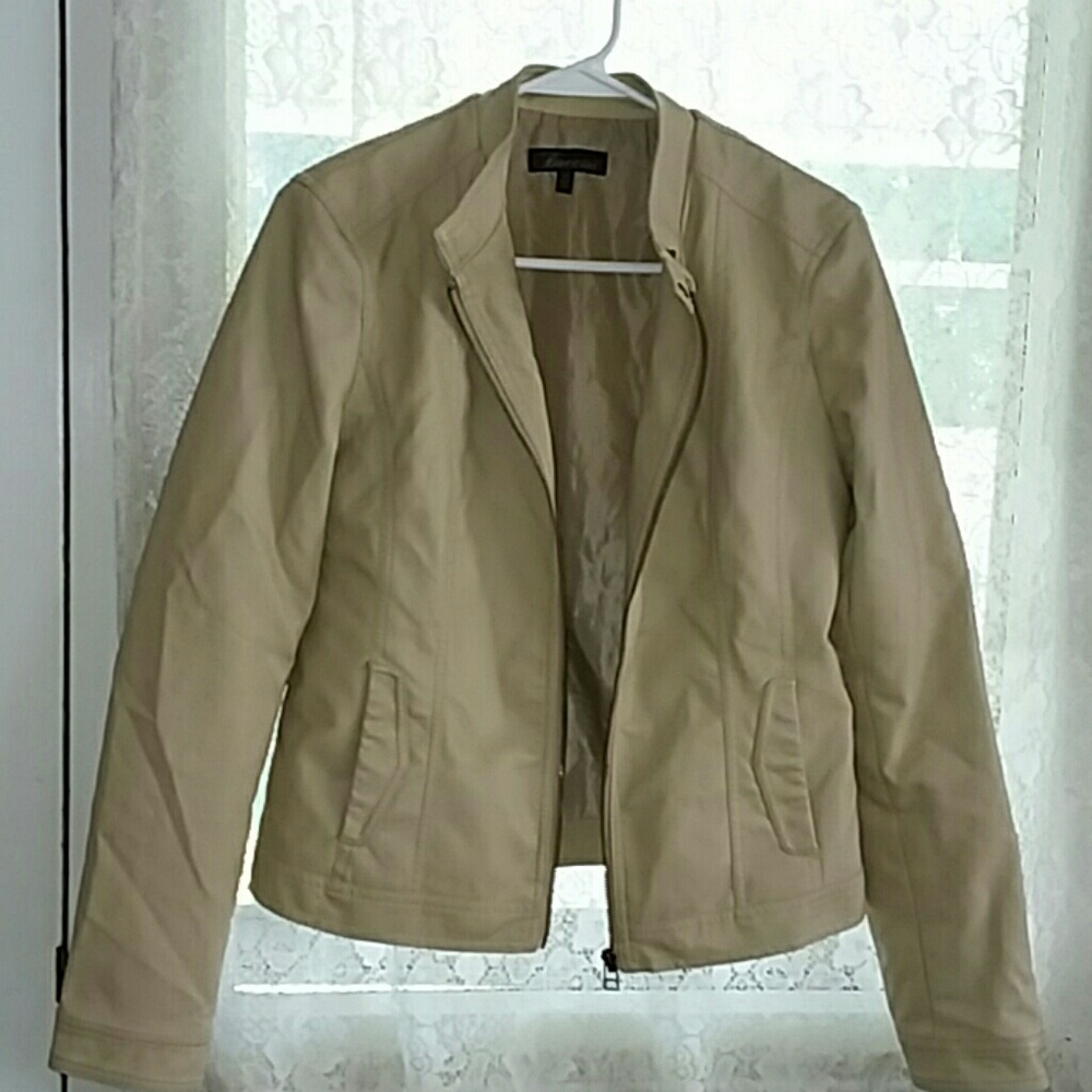 Baccini Faux leather jacket size Medium